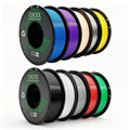 16Rolls PETG Filament Bundle Filament Bulk 1KG 1.75 mm Multicolor