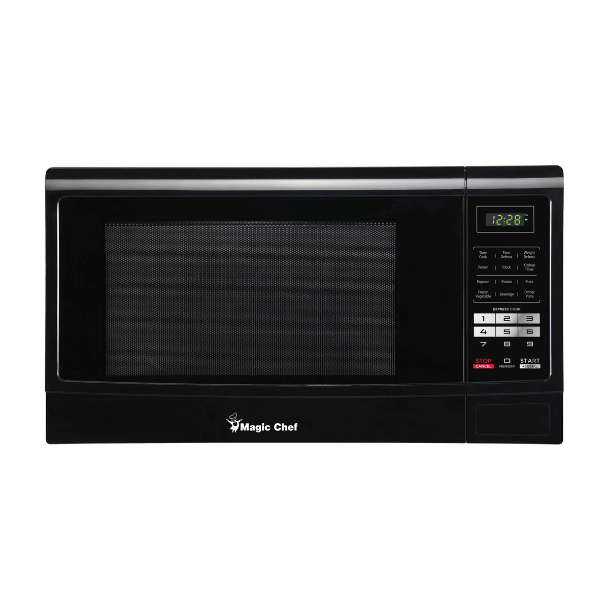 Magic Chef Countertop Microwave Oven, 1.6 Cu Ft, 1100W, Stainless Steel