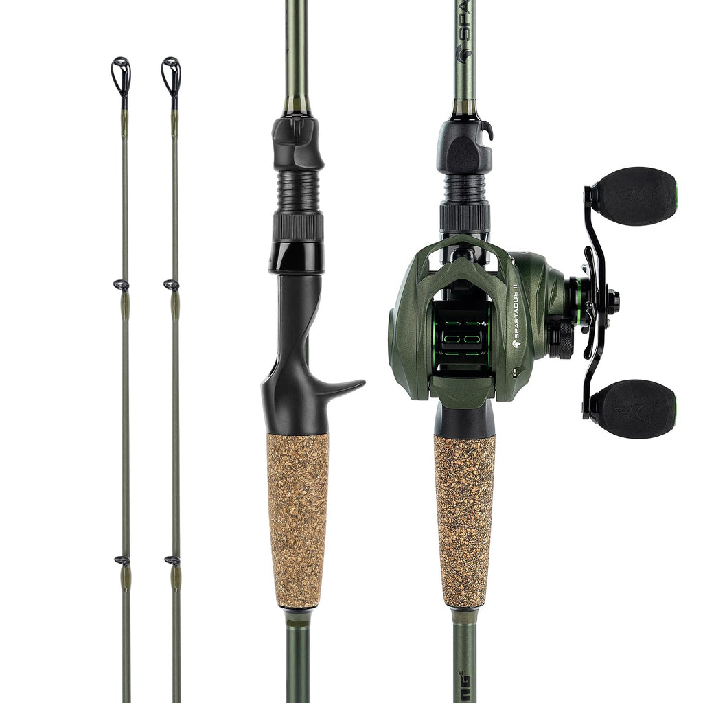 KastKing Spartacus II Twin-Tip Fishing Rod and Reel Combo