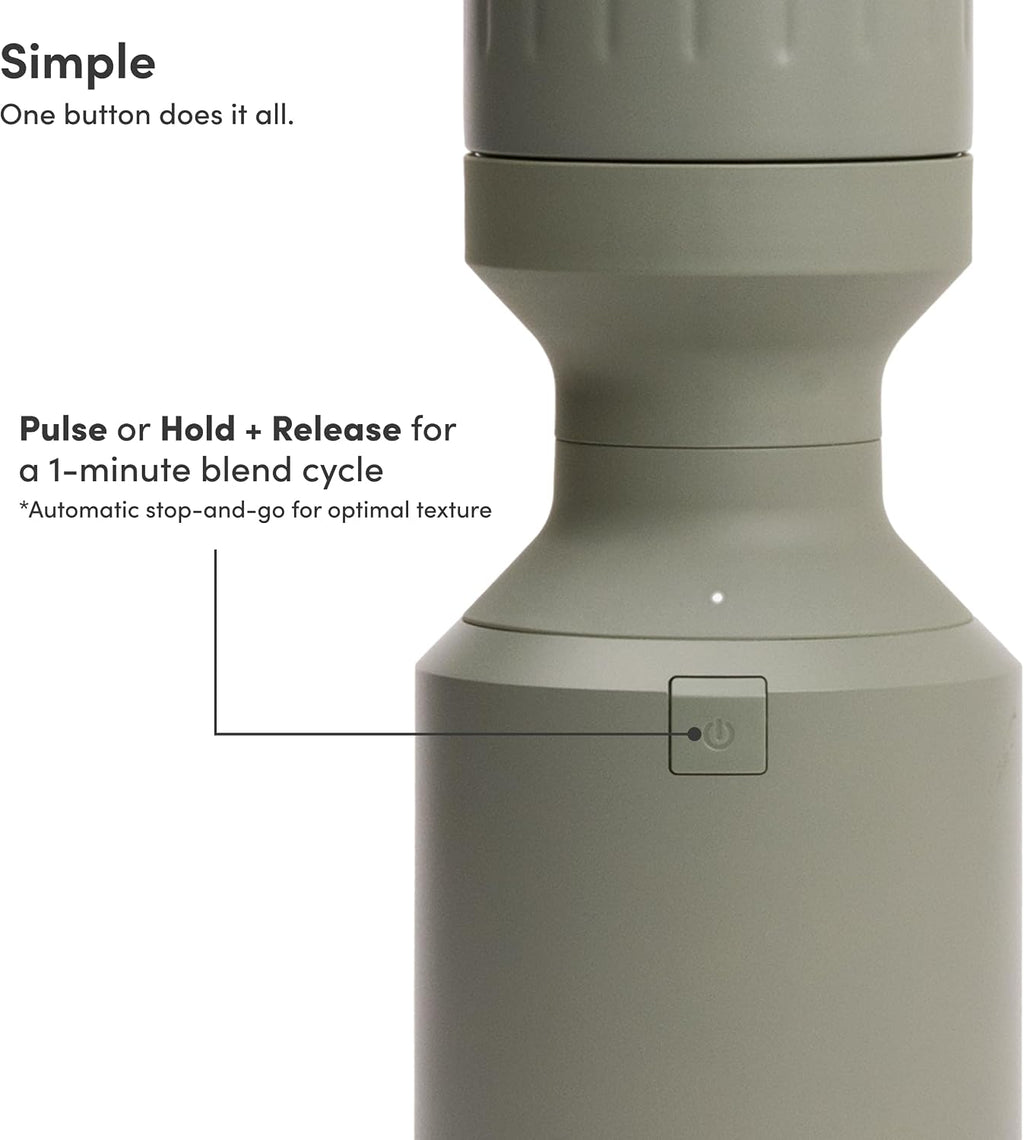 Beast Mega 1200 Stainless Steel Countertop Blender, Sage, 1200W