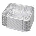 Half Size Deep Aluminum Pans, 13 x 10.5 x 2.5 In (100, Trays Only)