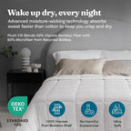 Olive + Crate Bamboo Comforter - Queen Size Duvet Insert, 88"x90"