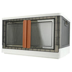 Storage Box, Plastic Cabinet, 8.4 Gals (32L) Each One, 4 Packs