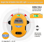 PREXISO Multi Surface Laser Level LED Light Vial, Cross Line Laser