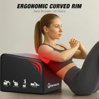 WARMOUNTS Hip Thrust Bench, Multi-Functional Hip Thrust Machine for Strength Training, Glute Bridge Box with Handle, Non-Slip Pad and Smooth Rim Design, for Home and Gym, 700LB Load Capacity