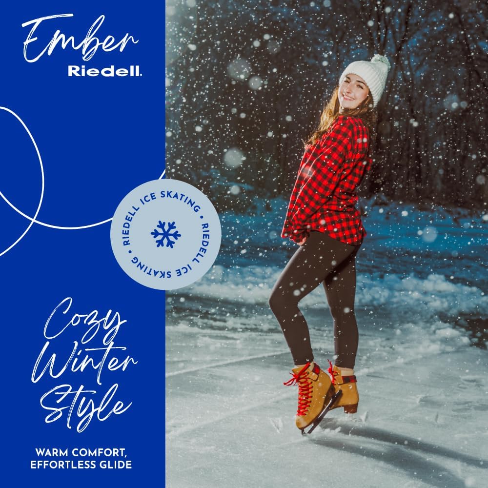 Riedell Ember Recreational Ice Skates for Women and Men