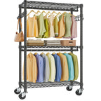 VIPEK R2 Plus Clothes Rack Heavy Duty Rolling Closet for Hanging Clothes