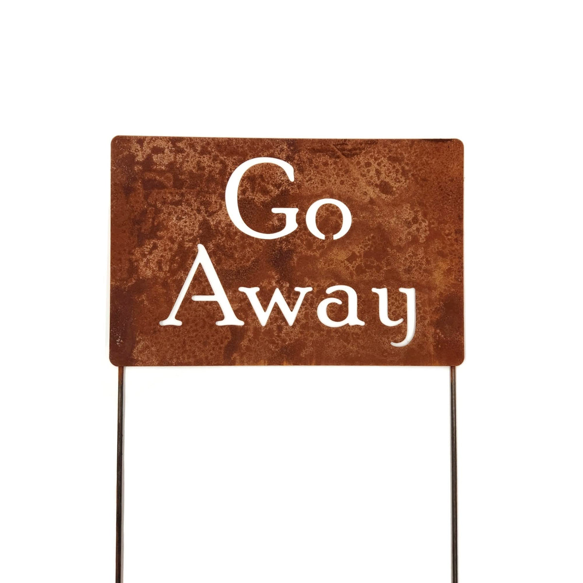 Funny Garden Stake 20 to 33 Inches Tall (Please Don't Die, Large 28" Tall)