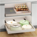 Fokyfok Pull Out Cabinet Organizer,23"-31"W,17"-24"D,Expandable,Adhesive