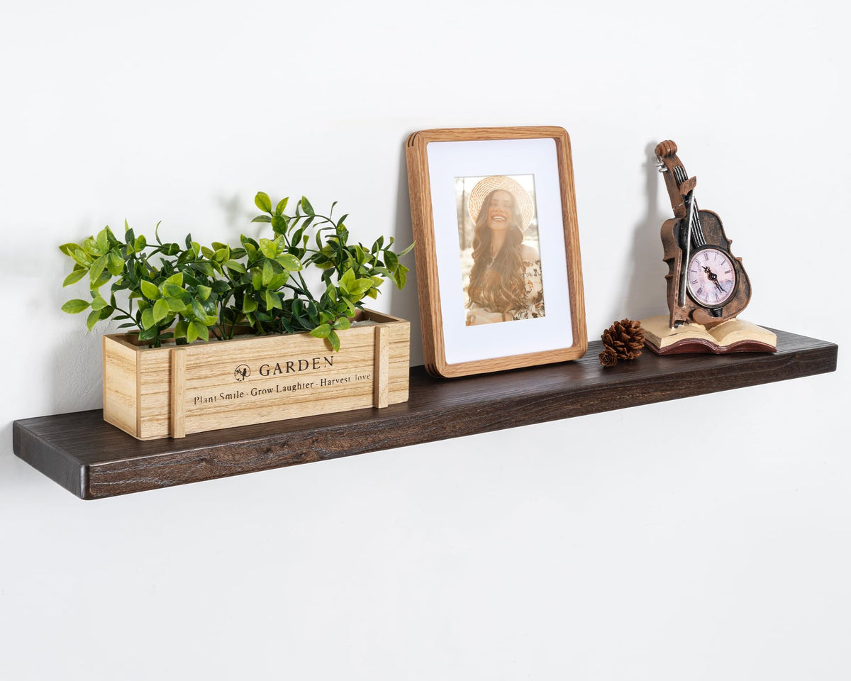 Marsmiles 55in Long Floating Shelves for Wall Mounted, 1Pack|Natural