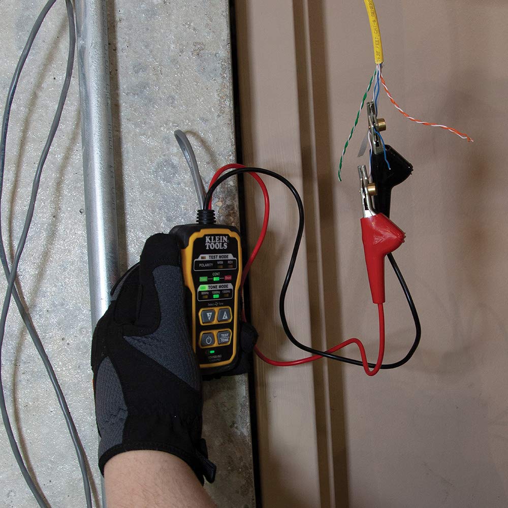 Klein Tools VDV500-820 Wire Tracer Tone Generator and Probe Kit Continuity Tester for Ethernet, Telephone, Speaker, Coax, Video, and Data Cables, RJ45, RJ11, RJ12