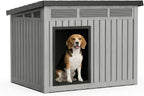 VIXZEN Dog House Outdoor & Indoor, Medium Size, Gray
