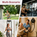 Portable Infinity Ropes Machine, Closed Loop Nylon Rope Trainer for Grip, Arms, Back and Body Coordination Exercises, Home Gym Pulley System