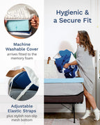 Viscosoft 3 Inch Memory Foam Mattress Topper Full XL - Pressure Relief