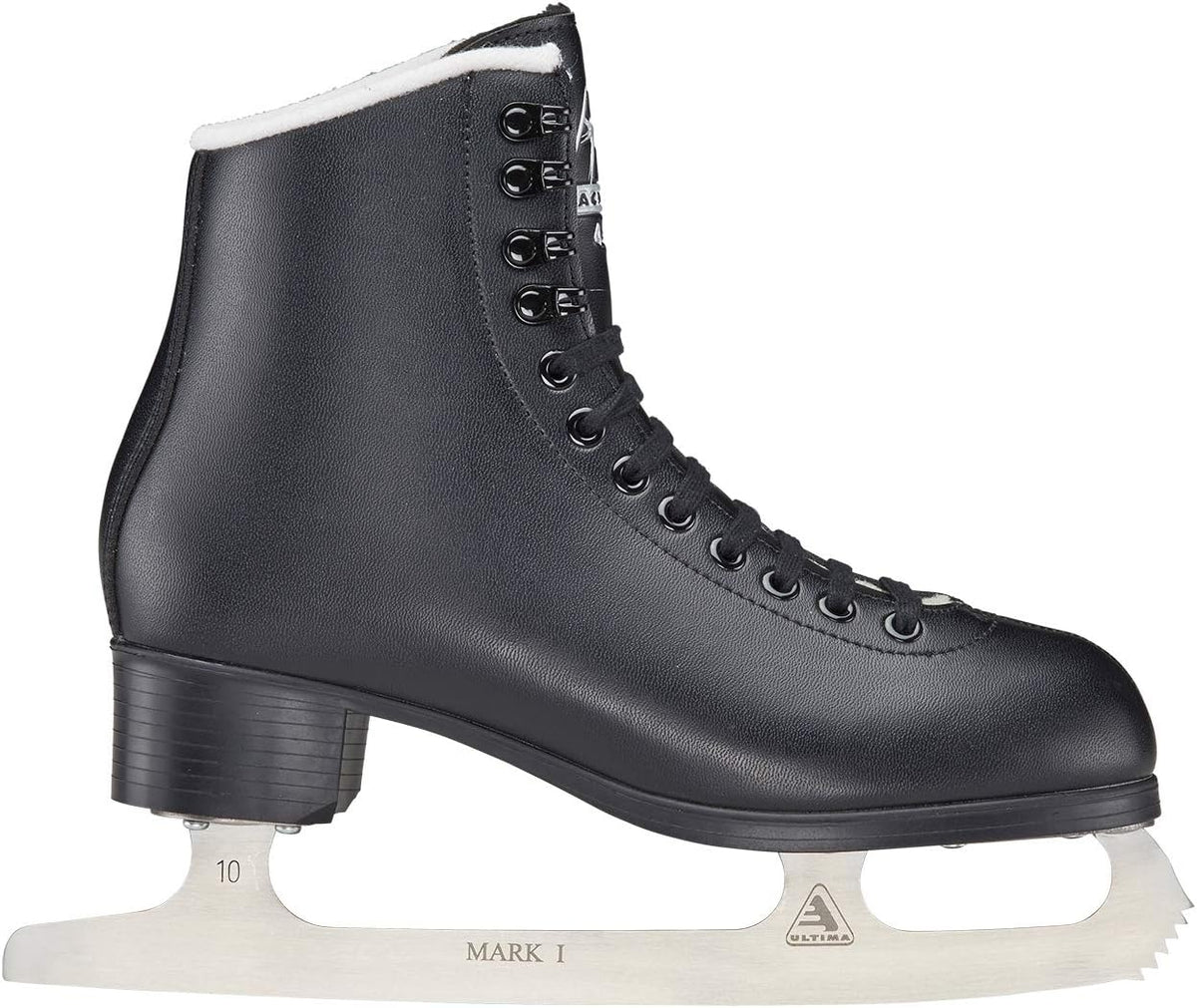 Jackson Ultima Figure Ice Skates for Men, Boys in Black Color/Bundle with Skate Guards
