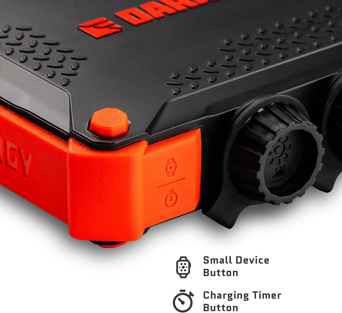 Dark Energy Poseidon XL Indestructible Portable Charger | 27,000 mAh High Capacity Power Bank | Fast Charging USB-C and USB-A Ports, IP68 Waterproof, Made for Outdoor Adventures Off the Grid