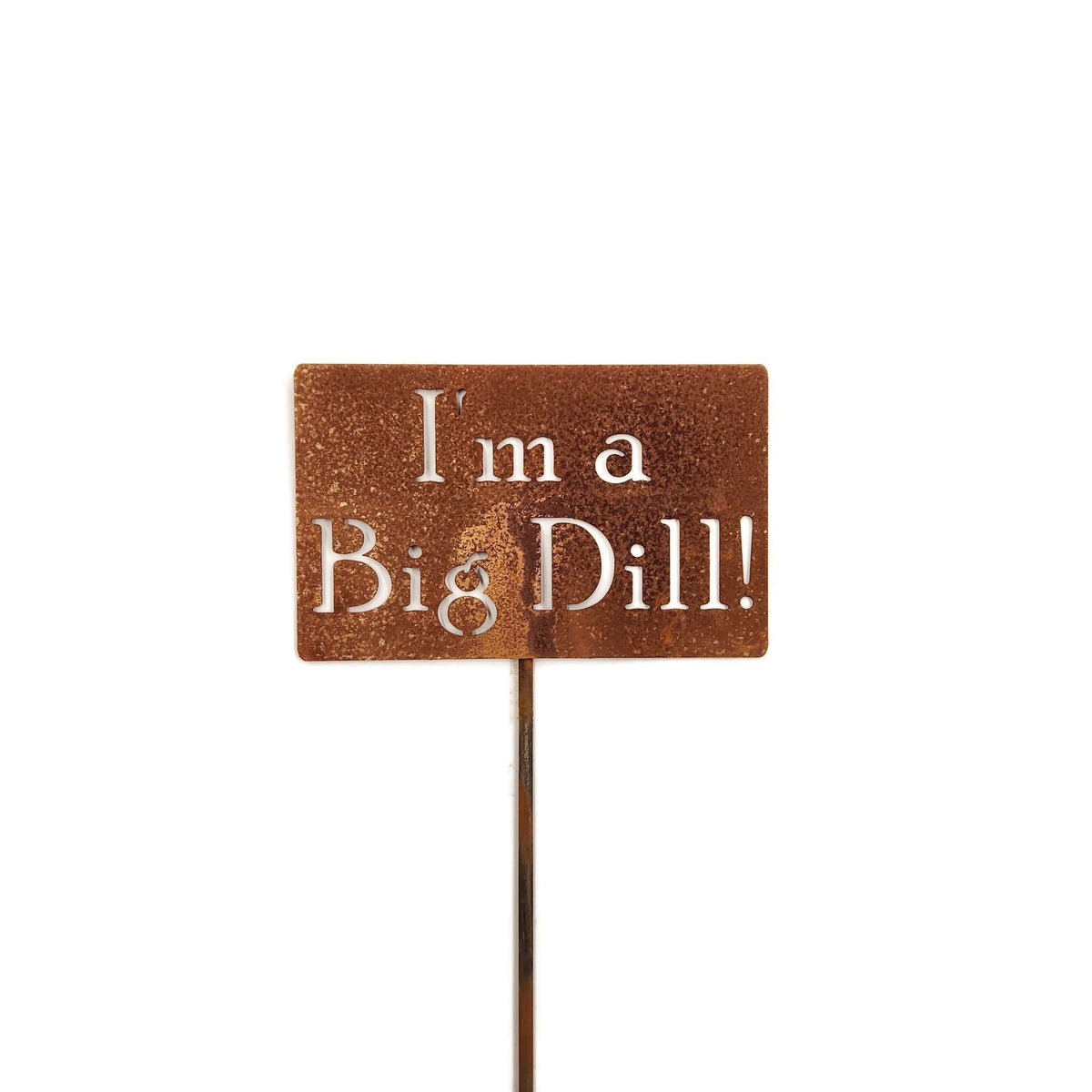 Funny Garden Stake 20 to 33 Inches Tall (I Wet My Plants, XL 33" Tall)