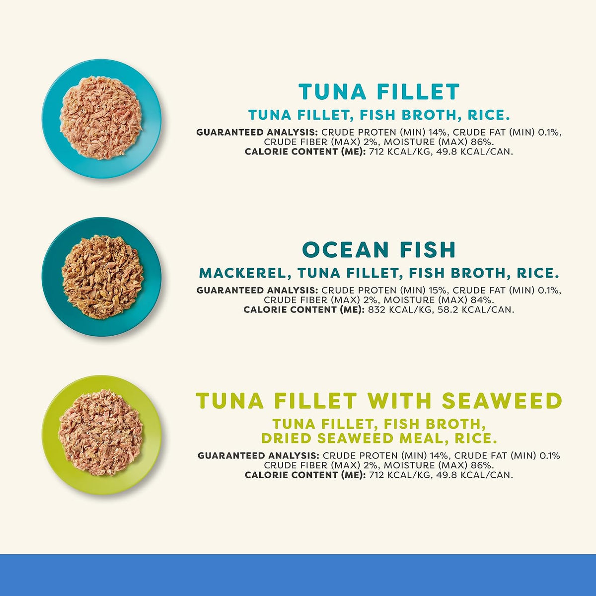 Applaws Fish Variety in Broth Wet Cat Food, 6-Flavor 36-Pack 2.47 oz Cans