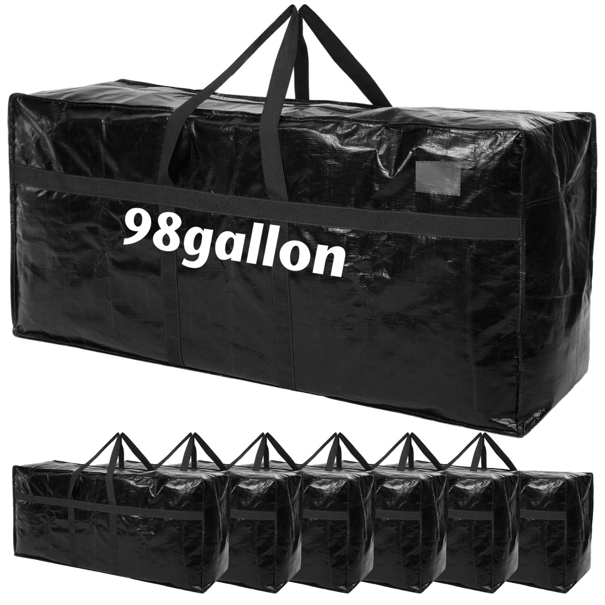 Windyun 4 Pcs 195 Gallon Extra Large Moving Bags XXL Heavy Duty Storage Bag