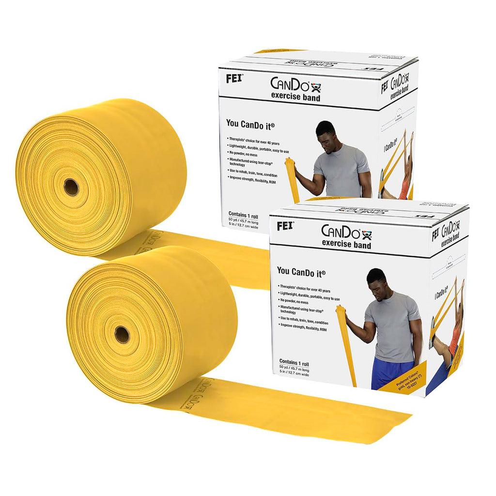 CanDo Exercise Band, Black, 100 Yard (pack of 2)