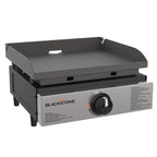 Blackstone 2142 Original 17” Tabletop Griddle with Low-Maintenance Stainless Steel Front Plate, Powder Coated Steel, Black