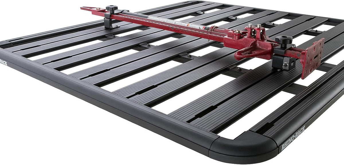 Rhino-Rack Hi-Lift Jack Mount Brackets, Top Mount, Carry Your Farm Jack/Hi Lift Jack on Your Pioneer Platform, Strong Powder Coated Steel, 2 Brackets (43219)