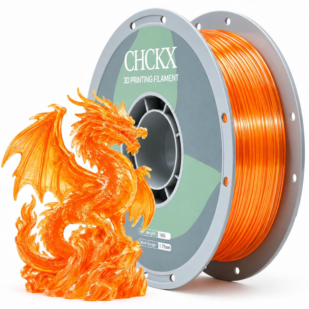 PETG 3D Printer Filament Bundle, 16Rolls,Dimensional Accuracy +/- 0.03 mm, 1kg Spool(2.2lbs), 1.75 mm Fit for Most 3D Printers,16-Multicolor Assortment