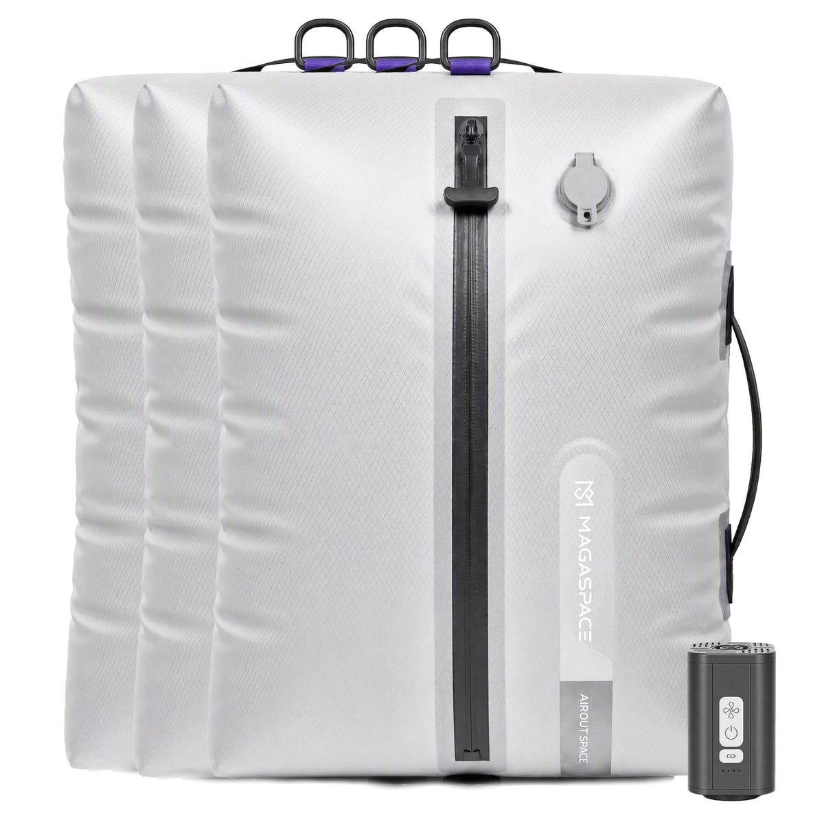 Vacuum Seal Bags for Travel with Pump, 21L Waterproof Compression Bags, Reusable Vacuum Storage Bags for Clothes, Travel Vacuum Kit Gift Set