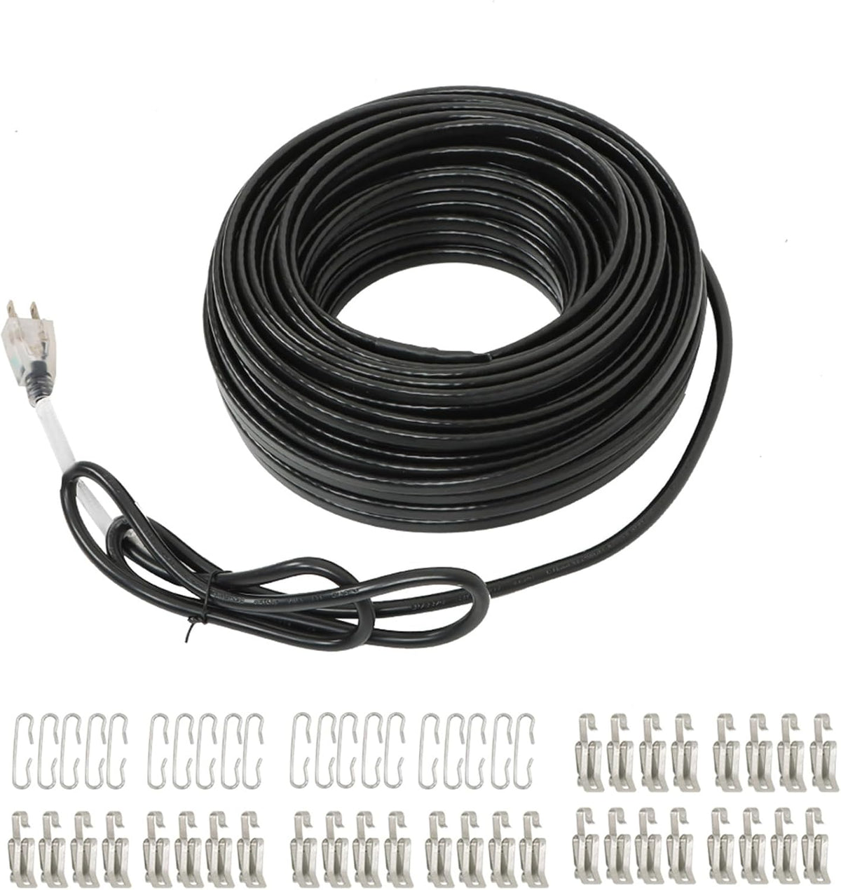 findmall 120ft Roof Heat Tape Constant Wattage 8w/ft 120V Thermostat Wire
