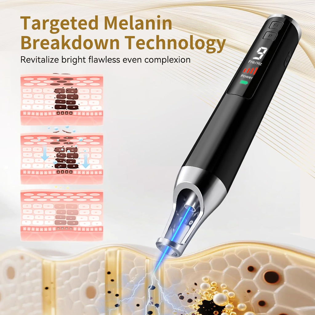 PicoSecond Nd: YAG System - Tattoo Removal Pen, 9-Level Compact Portable Tool with User-Friendly Operation – BPM-RA04