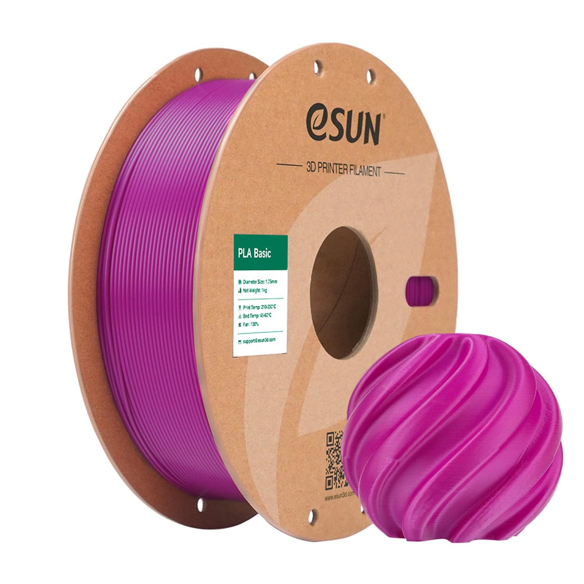 eSUN PLA Basic Filament 1.75mm 3D Printer Filament 10KG 10 Colors