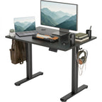 Claiks Electric Height Adjustable Standing Desk, 48x24 Inch, Nature