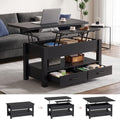 DUMOS 39.4" Convertible Lift Top Coffee Table, 4 in 1 Multifunctional Table