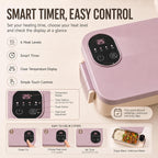 Portable Electric Lunch Box with Self-Heating, 304 SS (Mix, Rechargeable*2)