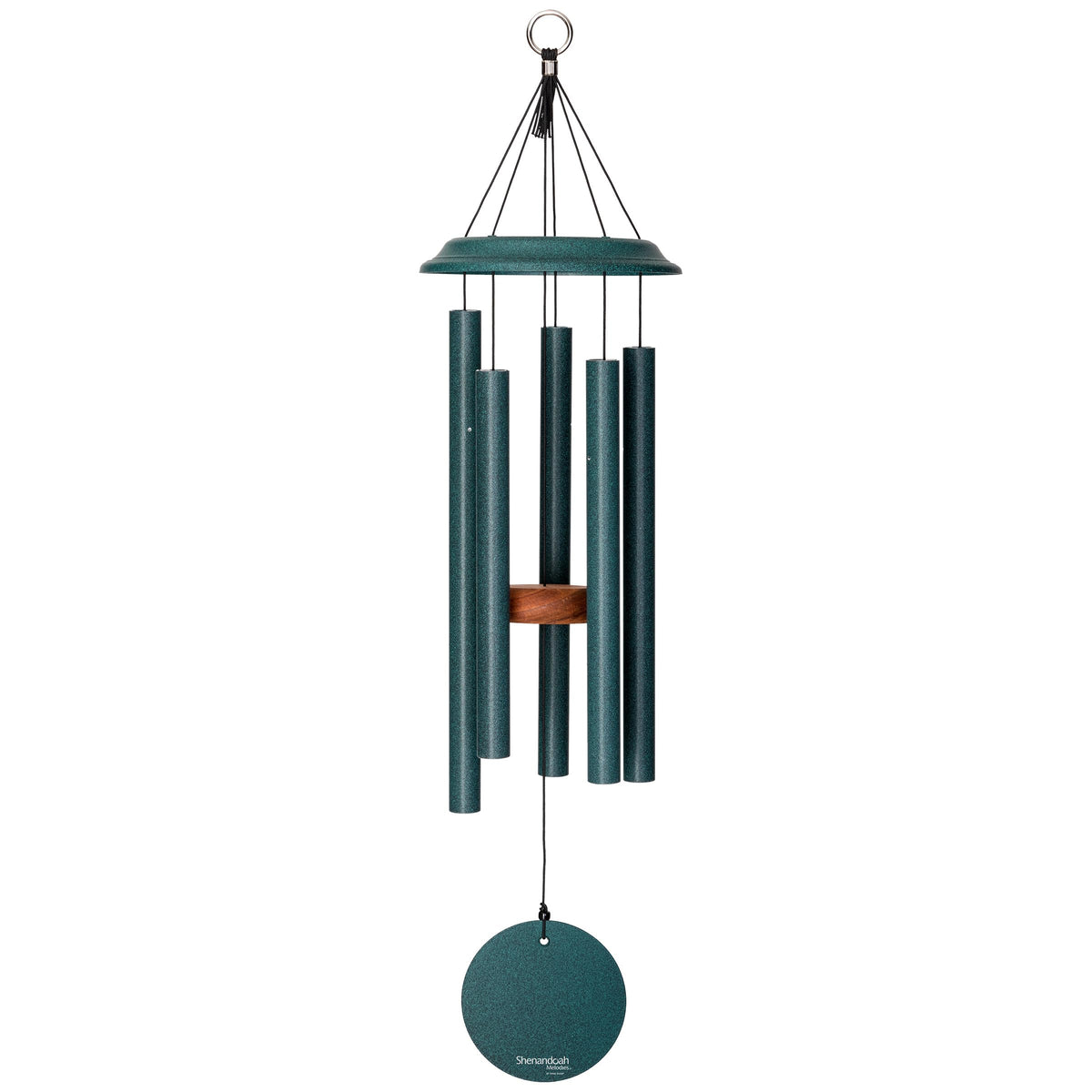 Shenandoah Melodies by Wind River - 29 inch Green Wind Chime for Patio, Backyard, Garden, and Outdoor décor (Aluminum Chime) Made in the USA