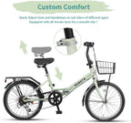 AVASTA Quartet Folding Bike, 20/24 Inch, 7-Speed, Dual Brakes