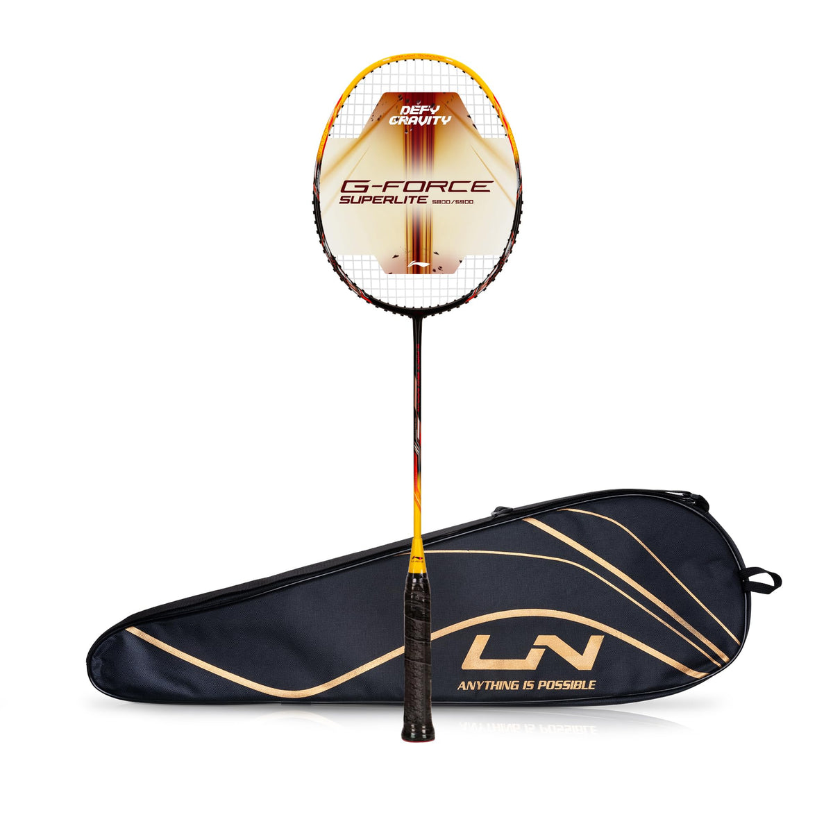 LI-NING G-Force 5900 Superlite Strung Badminton Racquet 5U G6
