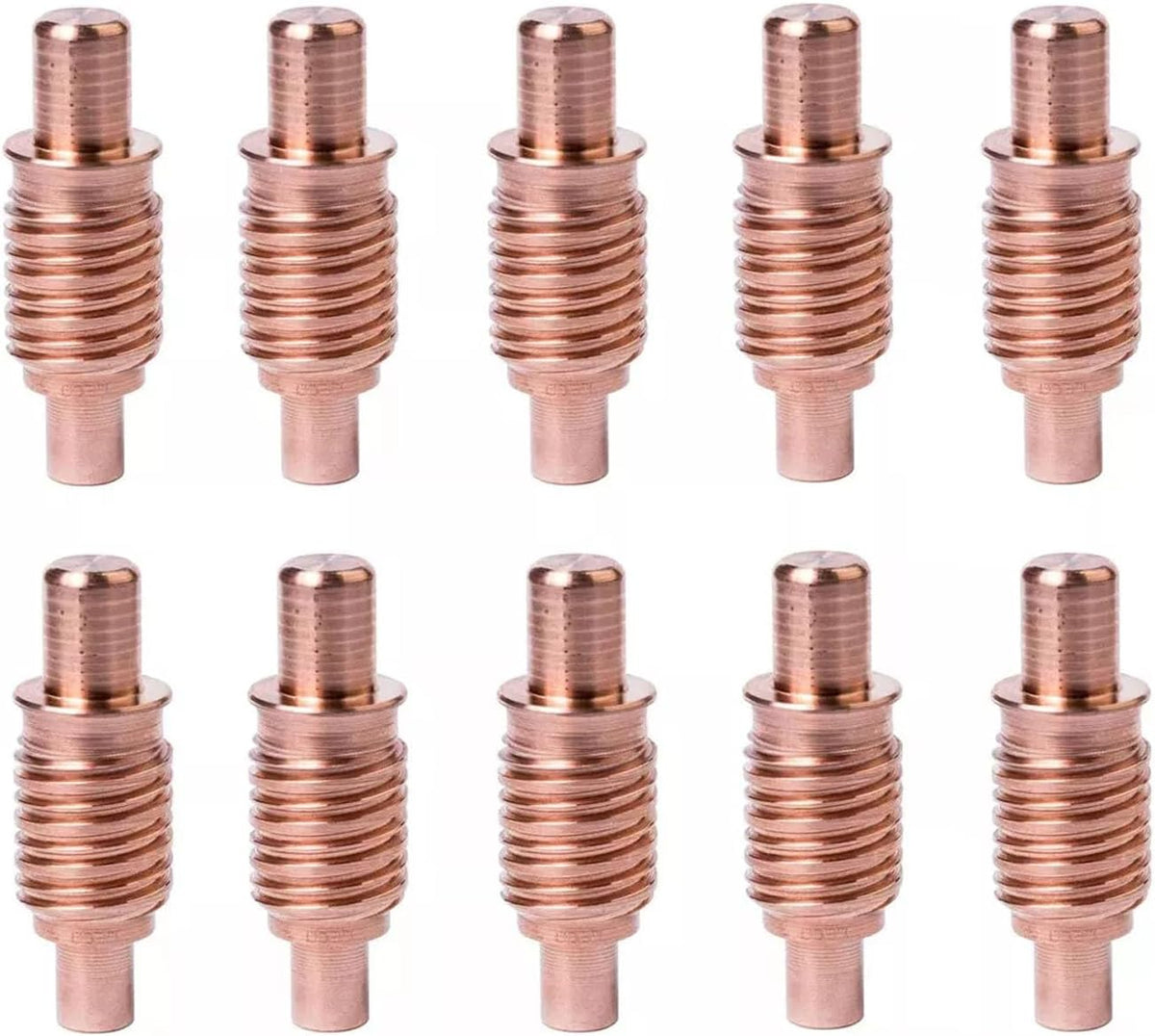 Electrode Nozzle Shield Swirl fit for Lincoln Flexcut 125 LC125 LC125M Plasma cutting torch Consumables (10-PK BK14300-9 Nozzle 85A)