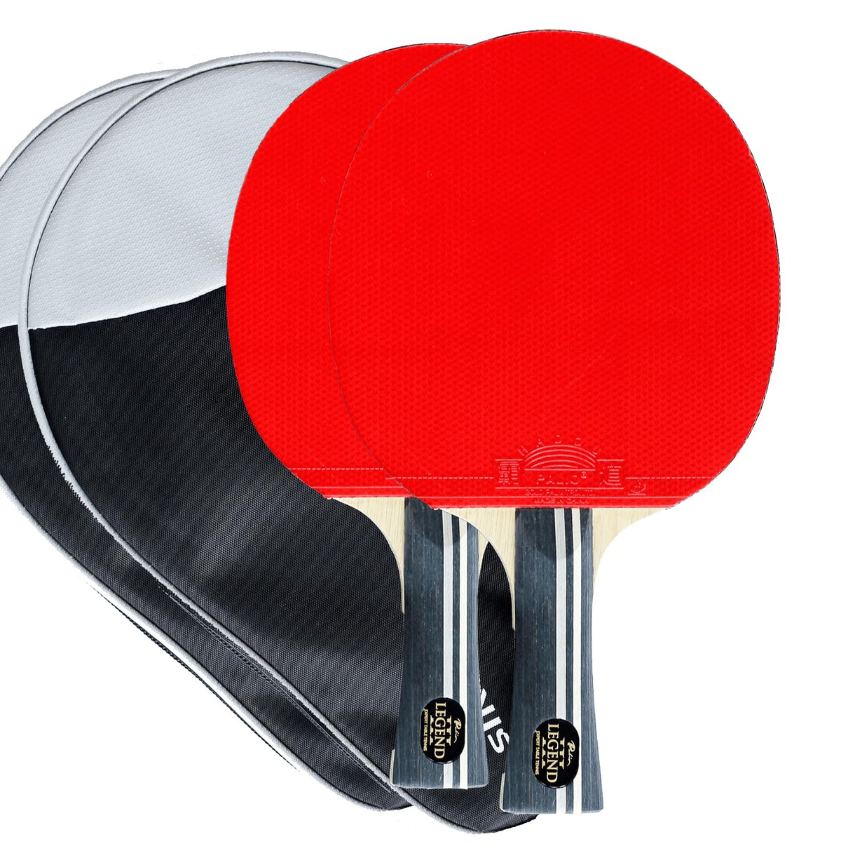 Palio Legend 3.0 Table Tennis Racket & Case | ITTF-Approved Advanced Ping Pong Paddle | Maximum Power, Speed & Spin