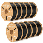 ELEGOO Rapid PETG 3D Printer Filament 1.75mm Black 10KG Bulk