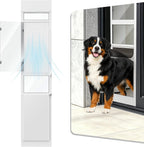 Large Dog Door for Sliding Glass Door with Screen Design, X-Large