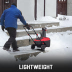 PowerSmart 21 Inch Corded Electric Snow Blower, 15 Amp, with LED Light