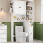 Over the Toilet Storage Cabinet with Mobile Storage Cabinet