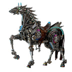 Mythical Unicorn 3D Metal Puzzle Model for Adults, DIY Animal Sculpture 3D Model Kit Immersive Creative Building Model Art Desk Decor (559+PCS)