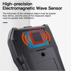 Moisture Meter, Full Angle Inverted Moisture Detector Wood Moisture Meter Temperature Humidity Detection Home Moisture Detector