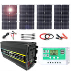 800W Off-Grid Solar Panel Kit with 50A Charge Controller - Waterproof Solar Solution for RVs and Campers(100W)