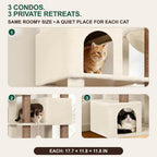 Globlazer Large Cat Tree for Large Adult Cats, Tall Sturdy Cat Tower, S80