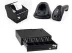 Cash Drawer + Thermal Receipt Printer -for Windows Systems Only