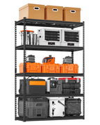 VEVOR Storage Shelving Unit 5-Tier Adjustable 2000 lbs Capacity 60"x24"x78"
