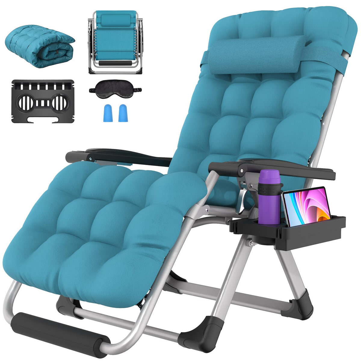 Suteck Oversized Zero Gravity Chair,500LBS 33In XXL Outdoor Recliner Chairs